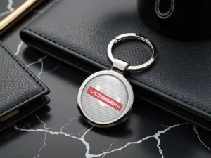 Vossen Personalisiert Glänzend Schlüsselanhänger Edel Stabil